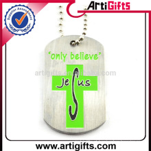 Promoção de Artigifts barata cristã dog tags